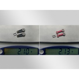 Aluminum Washout Control Arm set (GOLD) - BLADE 300X