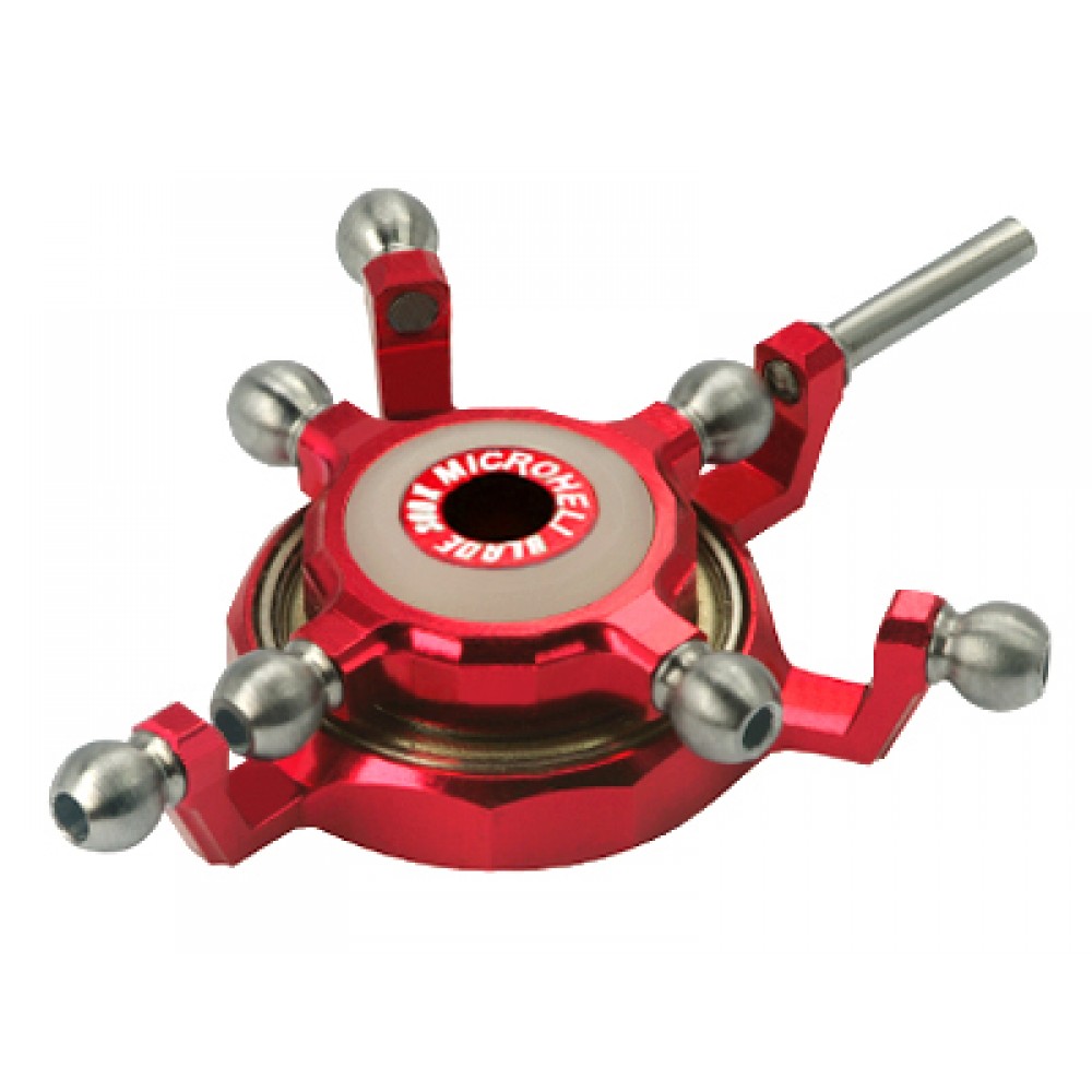 Precision CNC Aluminum Swashplate (RED) - BLADE 300X