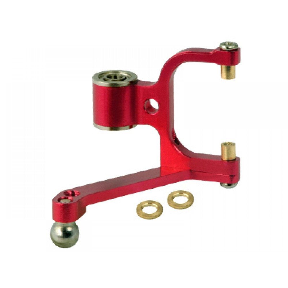 Aluminum Tail Pitch Lever (RED) - BLADE 300X