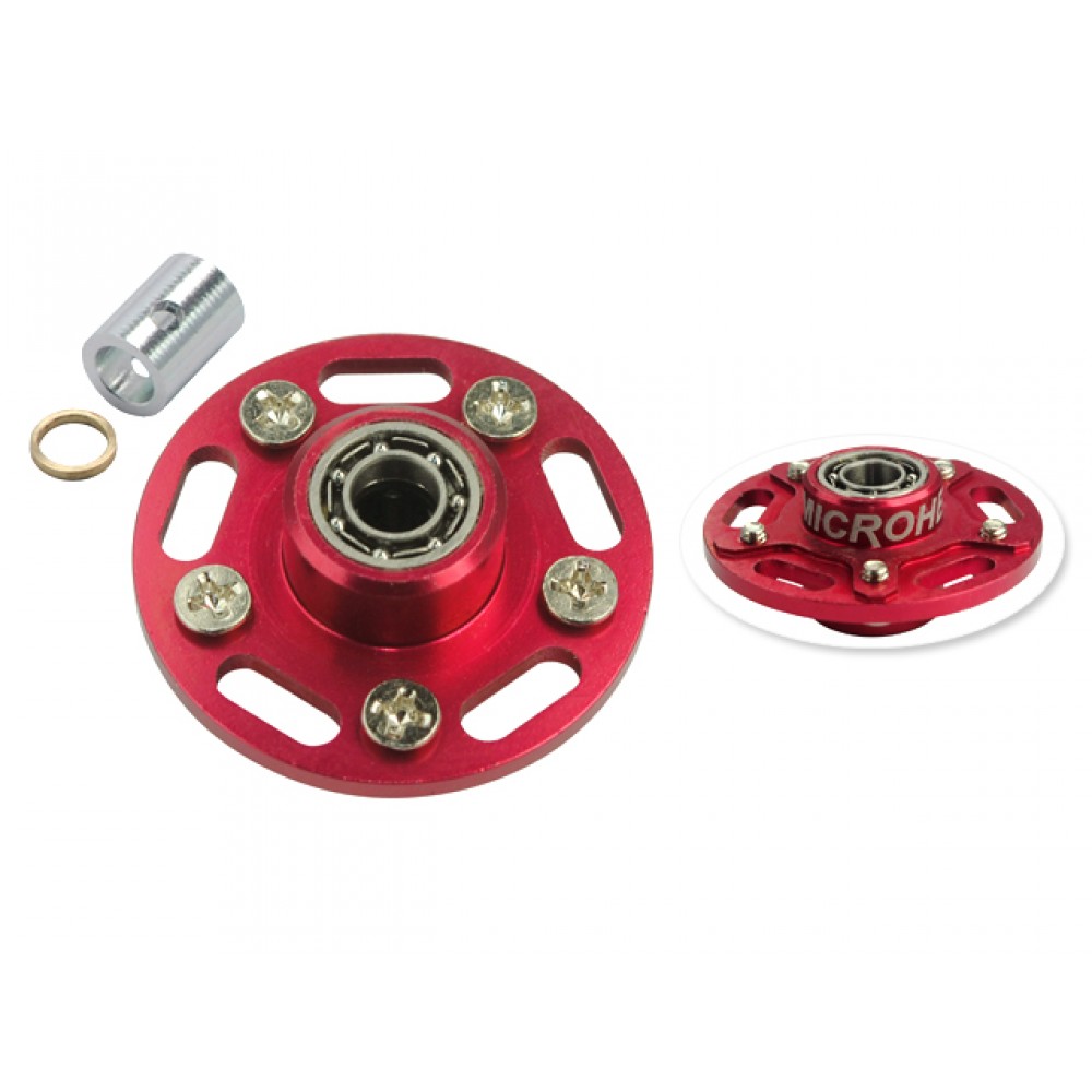 Aluminum Main Gear Hub (RED) (for MH Main Gear BLADE 300X)