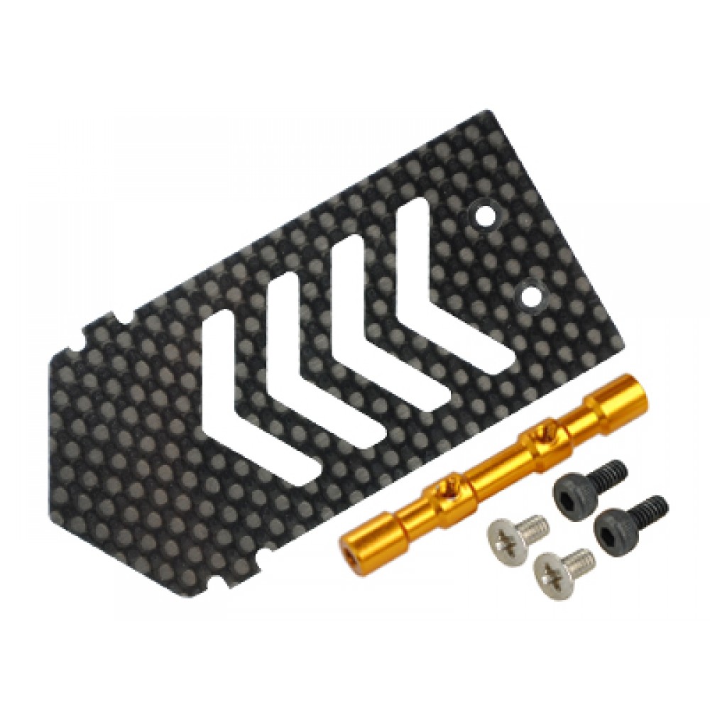 Aluminum/Carbon Fiber ESC Mount w/ Tray Support (G) - BLADE 300X