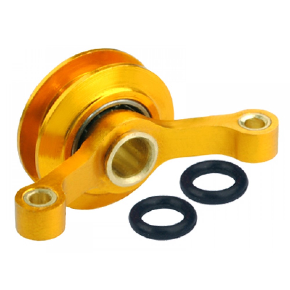 Precision CNC Aluminum Tail Pitch Slider (GOLD) - BLADE 300X