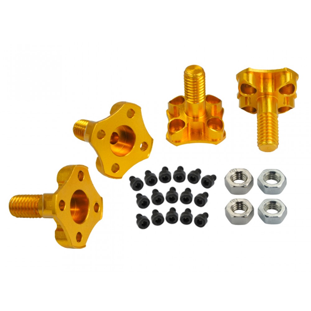 Precision CNC AL Prop Adapter set (GOLD) - BLADE 350 QX