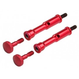 Aluminum Deluxe Canopy Mount set (RED) - BLADE 300 CFX