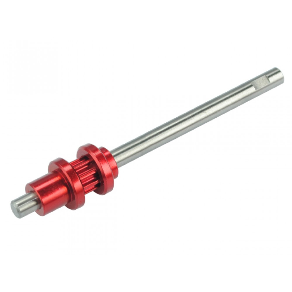 Precision CNC Hardened Steel Pulley (RED) - BLADE 300 CFX