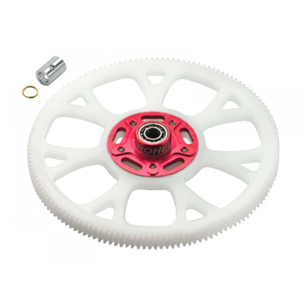 Delrin Main Gear w/ Auto-Rotation Hub set (RED) - BLADE 300 CFX