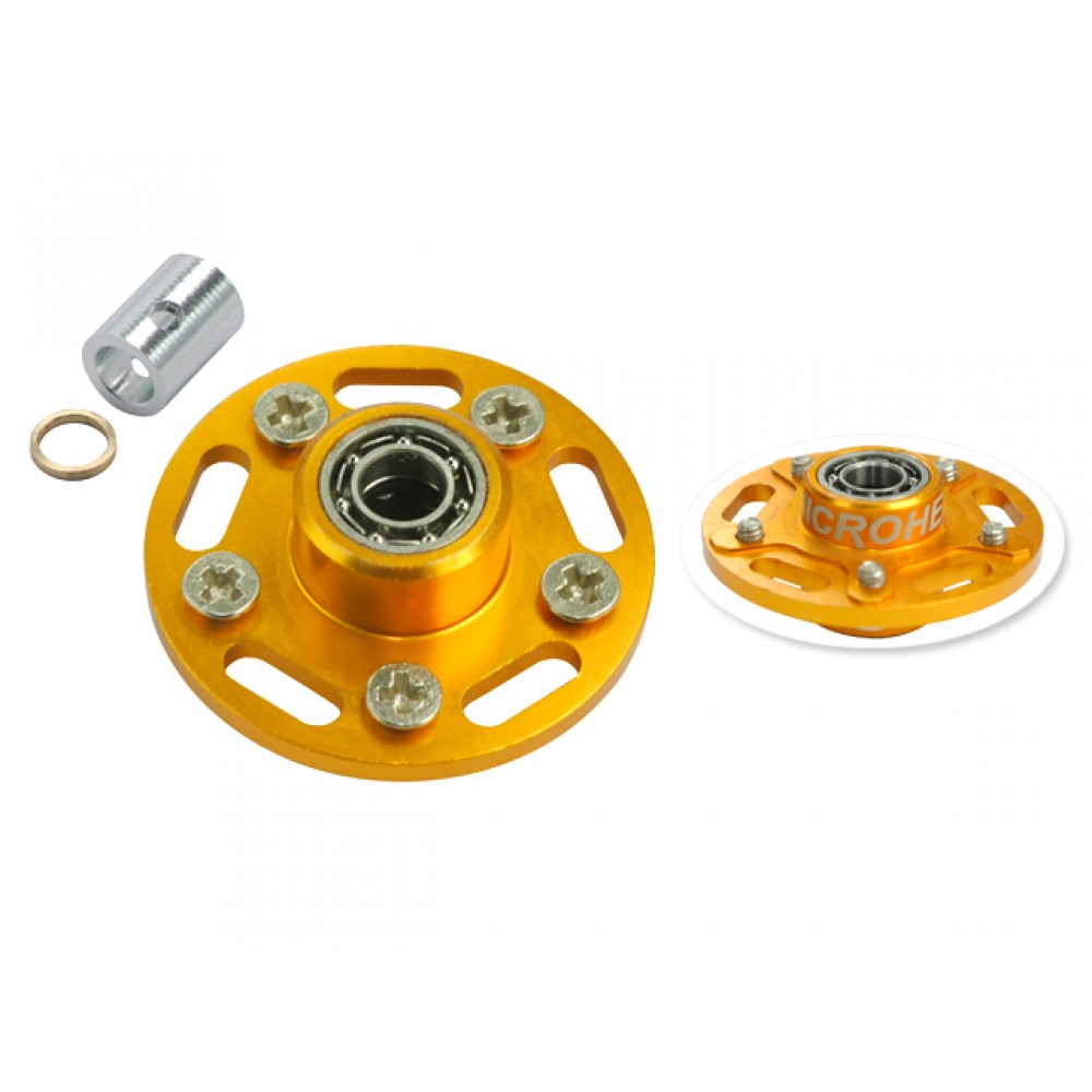 Aluminum Main Gear Hub (GOLD) (for MH Main Gear BLADE 300 CFX)