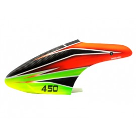 Airbrush Fiberglass Flash Comet Canopy - BLADE 450X/3D