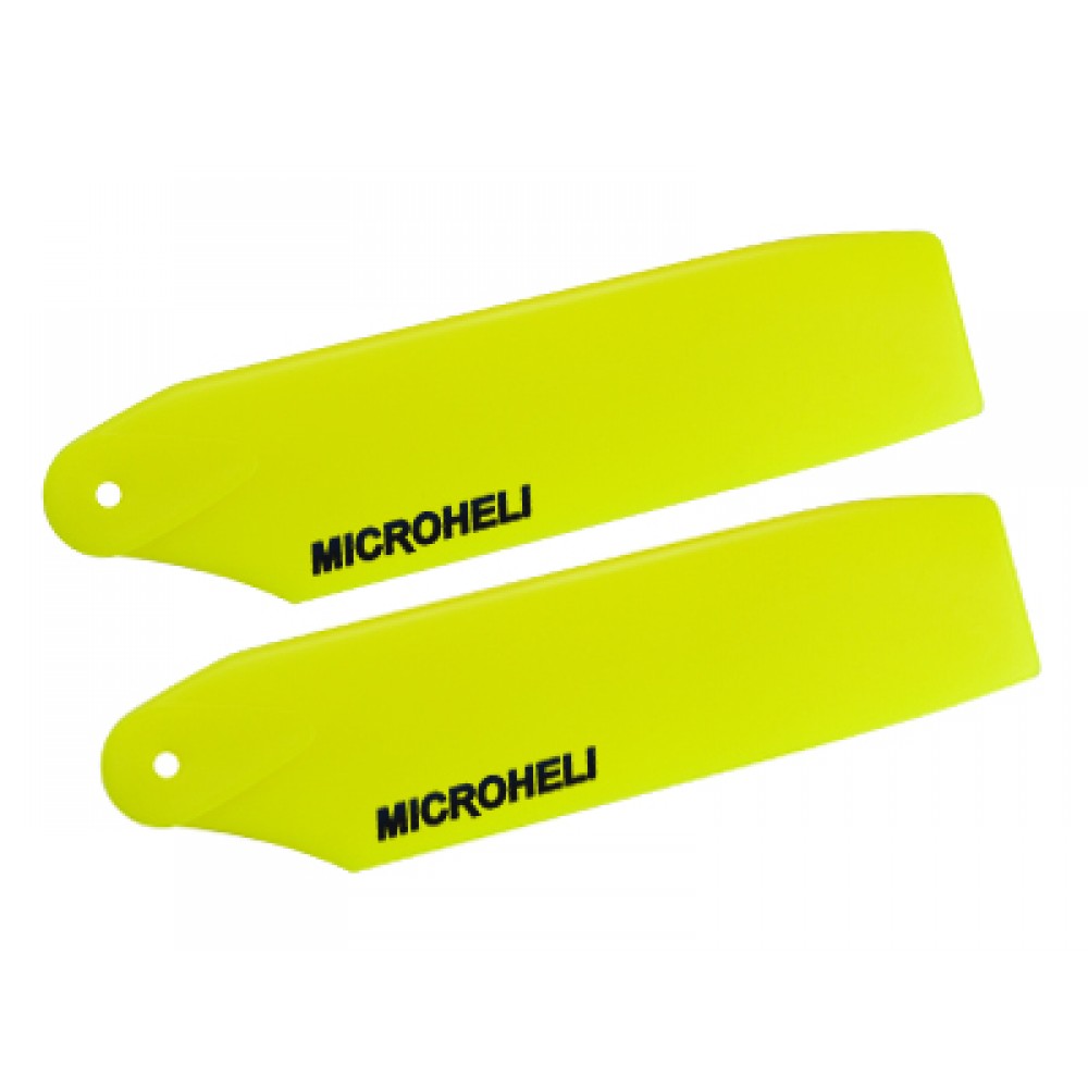 Plastic Tail Blade 62mm (YELLOW) - BLADE 330X / 330S / 450X / 450 3D