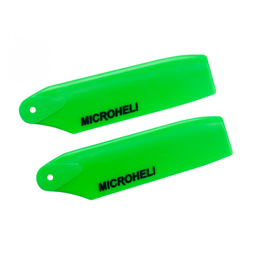 Plastic Tail Blade 62mm (GREEN) - BLADE 330X / 330S / 450X / 450 3D