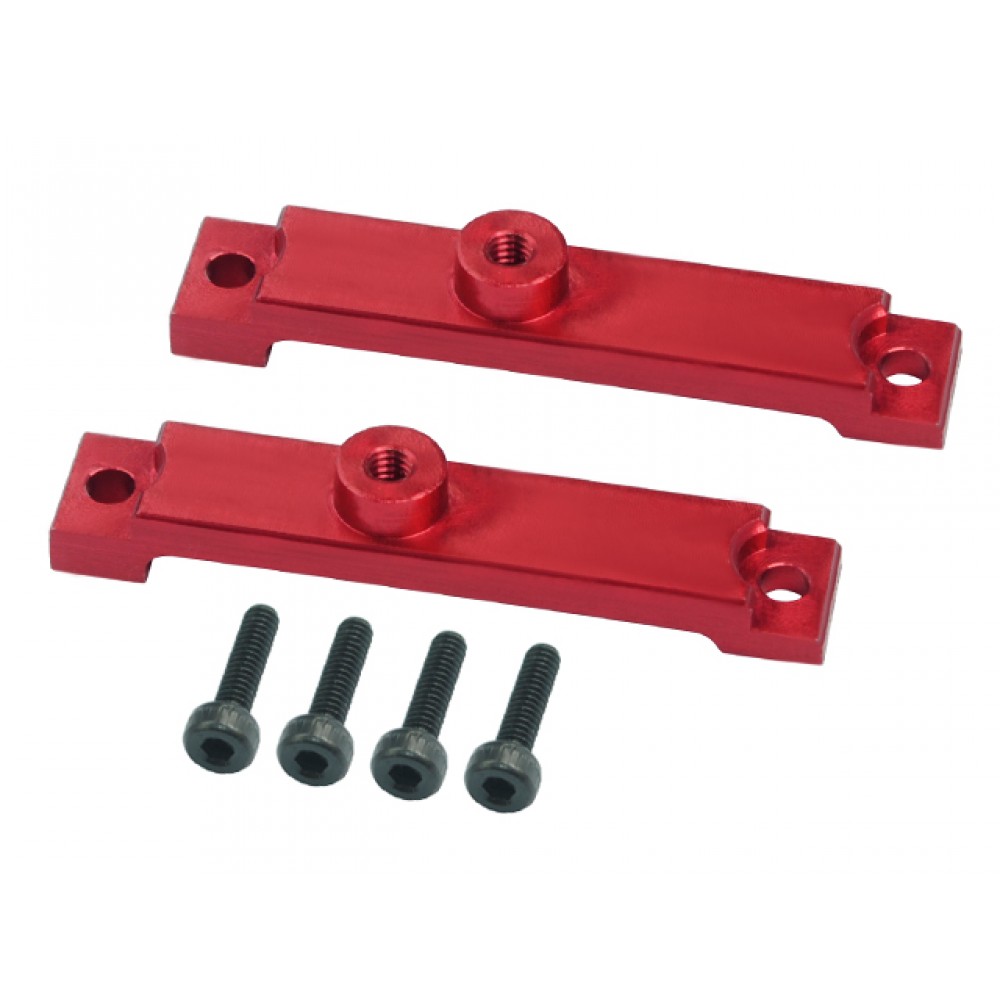 Aluminum Canopy Mount Support set (RED) (for MICROHELI Frames)