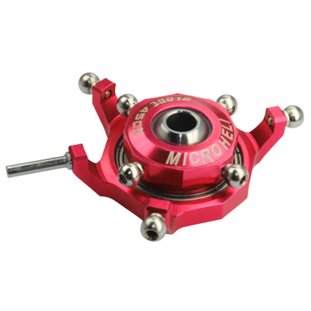 Precision CNC Aluminum Swashplate (RED) - BLADE 450X
