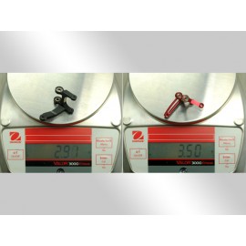 Aluminum Tail Pitch Lever (RED) - BLADE 550X