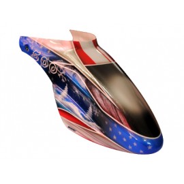 Airbrush Fiberglass Merry Christmas Canopy - BLADE 500X/3D