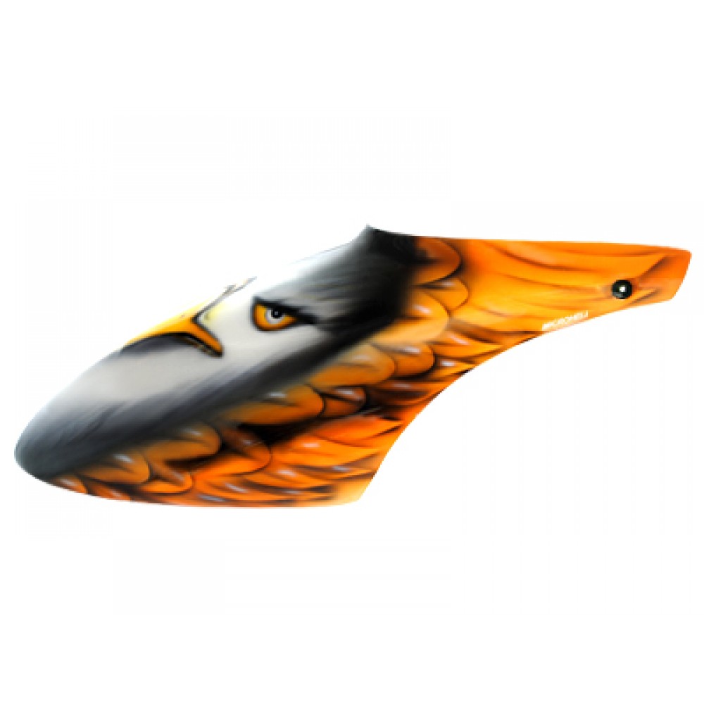 Airbrush Fiberglass Eagle Canopy - BLADE 500X/3D