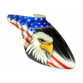 Airbrush Fiberglass Eagle Head Canopy - BLADE 500X/3D