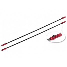 Aluminum Tail Boom Support (RED) - BLADE 500 3D