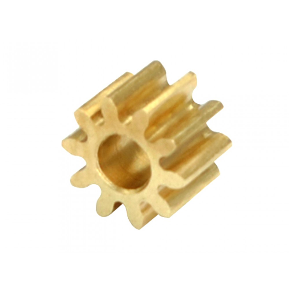 CNC Brass Pinion 10T 0.3M 1.5mm Bore