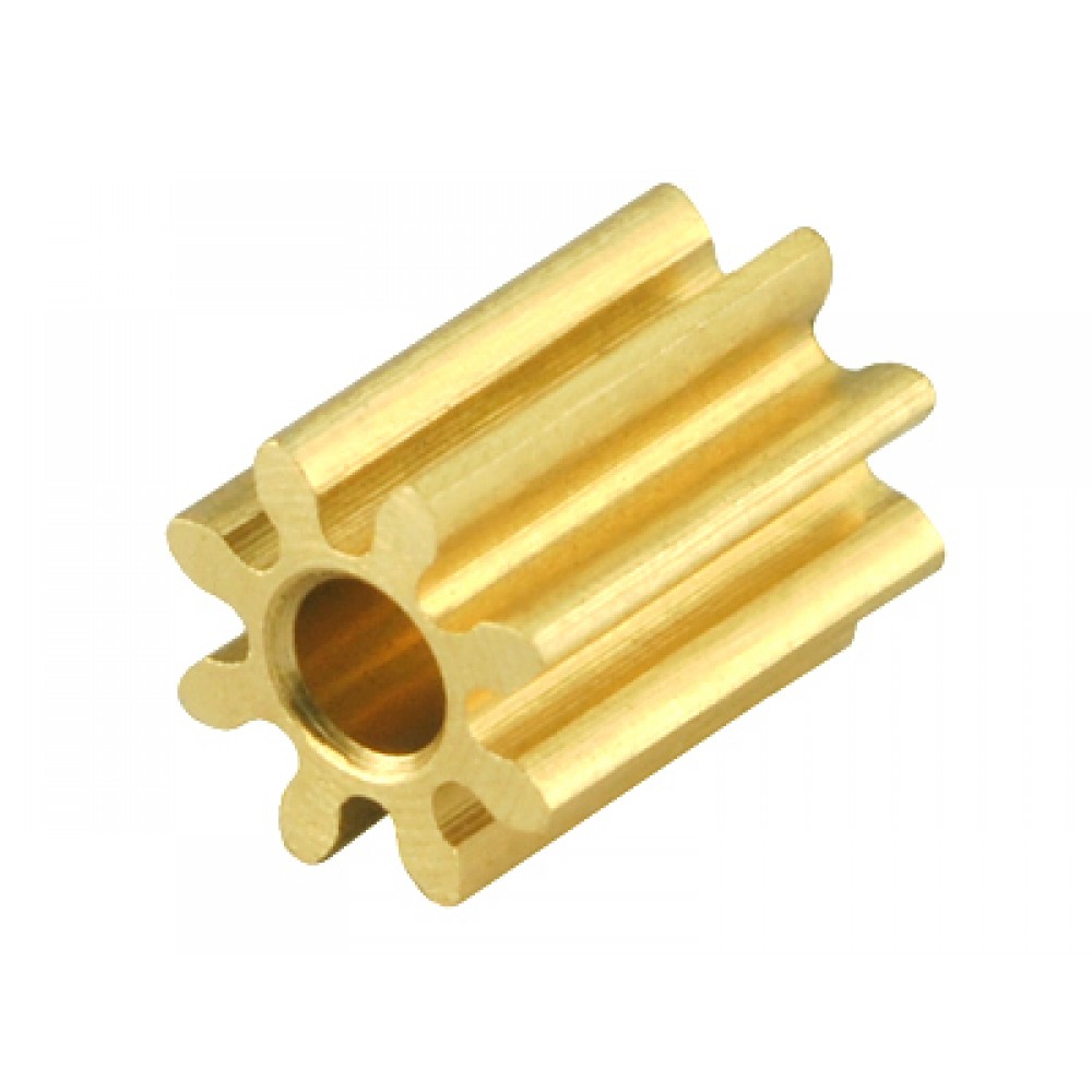CNC Brass Pinion 8T 0.4M 1.48mm Bore