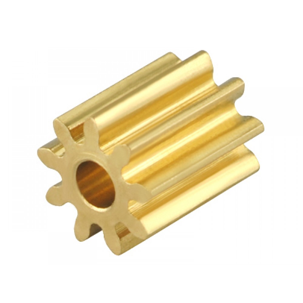 CNC Brass Pinion 9T 0.4M 1.48mm Bore