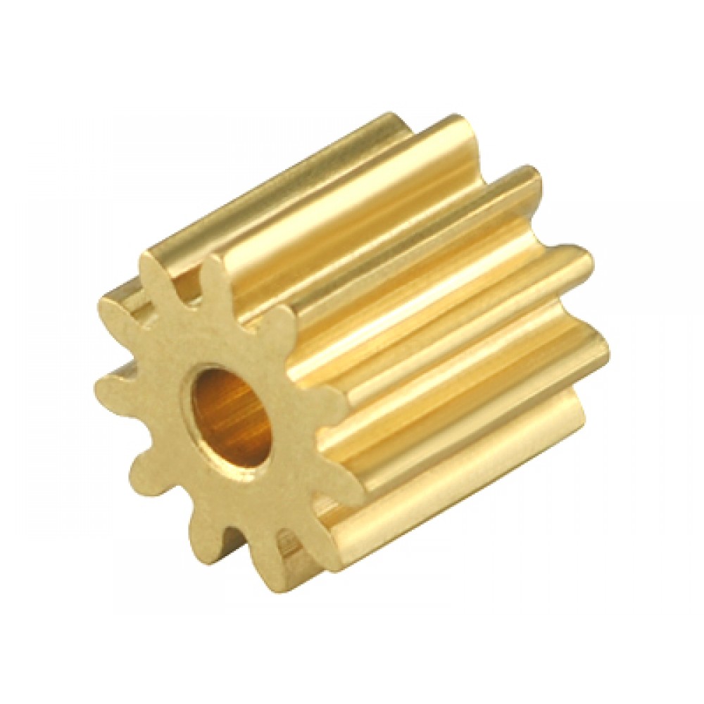 CNC Brass Pinion 11T 0.4M 1.48mm Bore