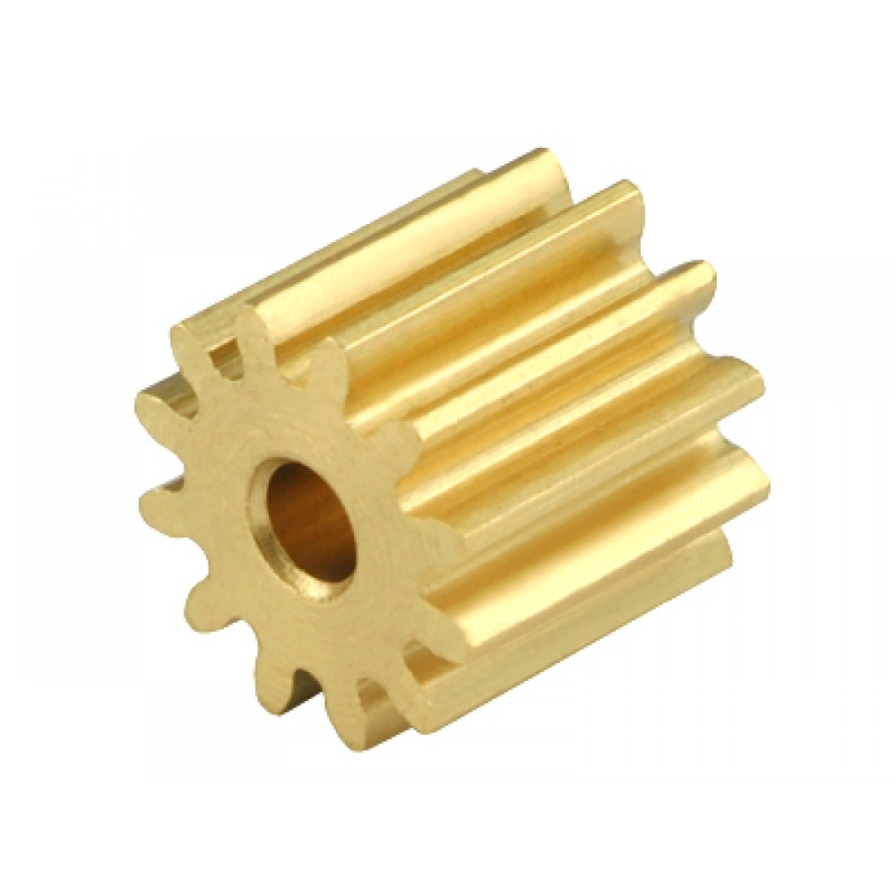 CNC Brass Pinion 12T 0.4M 1.48mm Bore