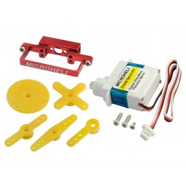Digital Ultra-Micro Precision Servo HV set (RED) (Metal Gear)
