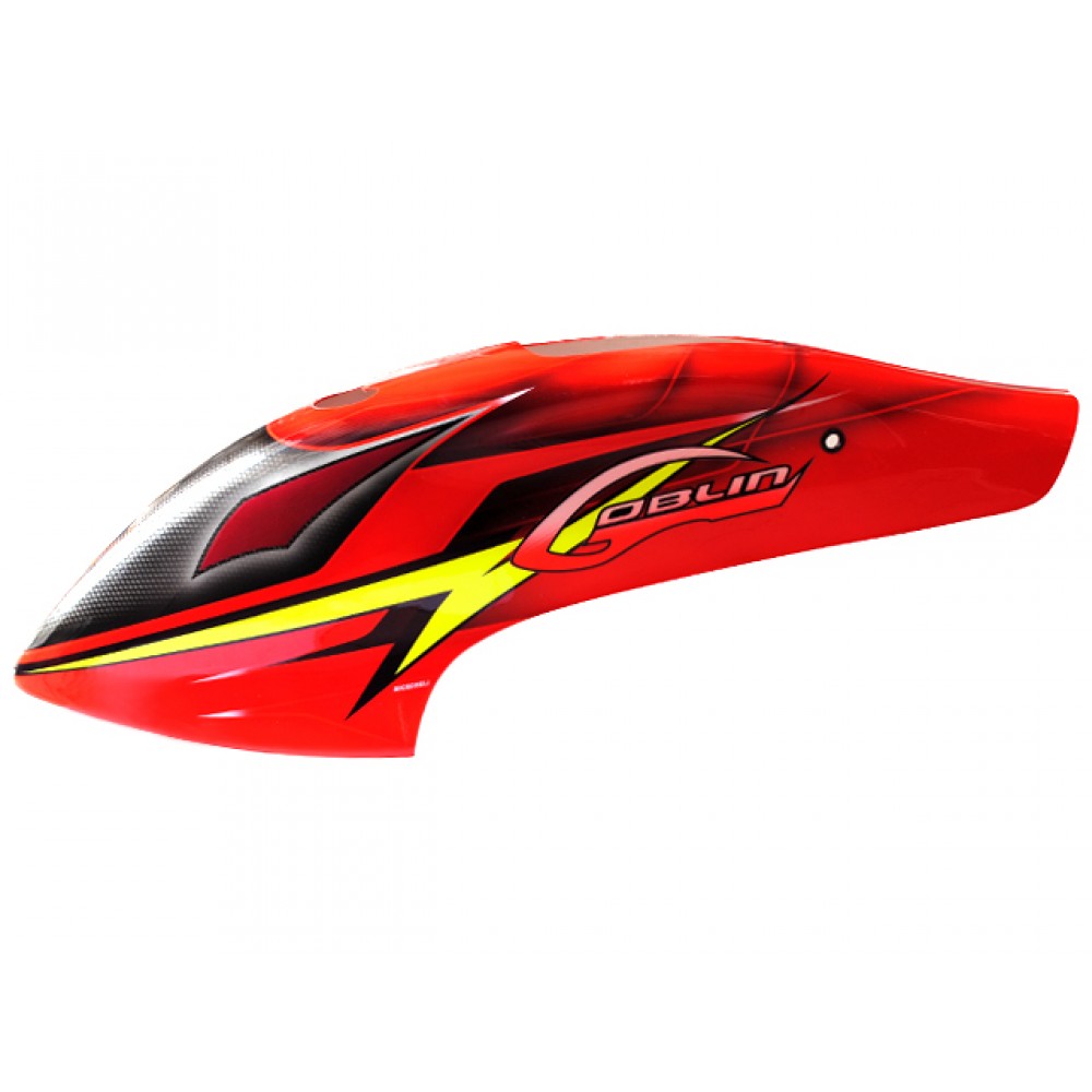 Airbrush Fiberglass Red Devil Canopy - GOBLIN 630/700