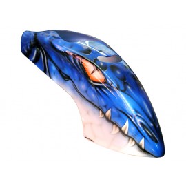 Airbrush Fiberglass Blue Dragon Canopy - GOBLIN 630/700