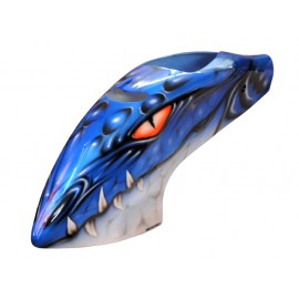 Airbrush Fiberglass Blue Dragon Canopy - GOBLIN 630/700