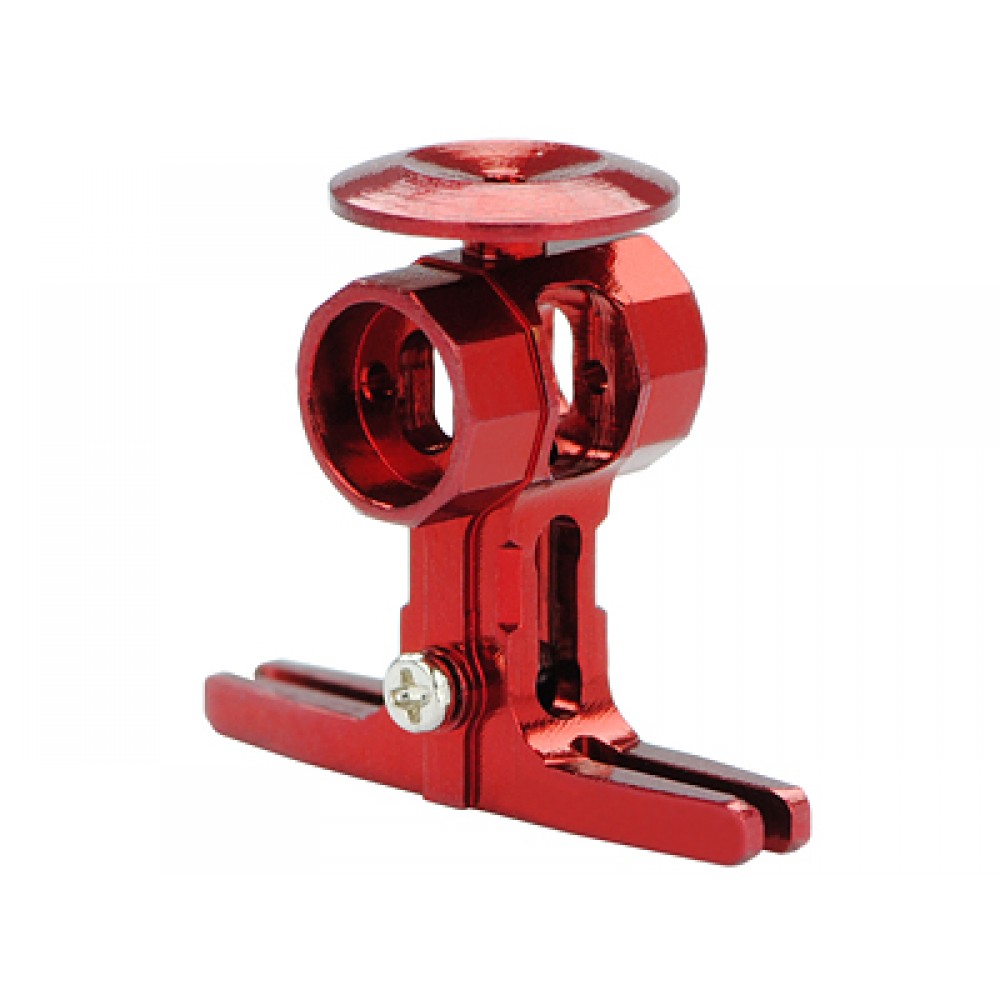 Precision CNC Aluminum Main Rotor Hub w/ Button (RED) - GENIUS CP