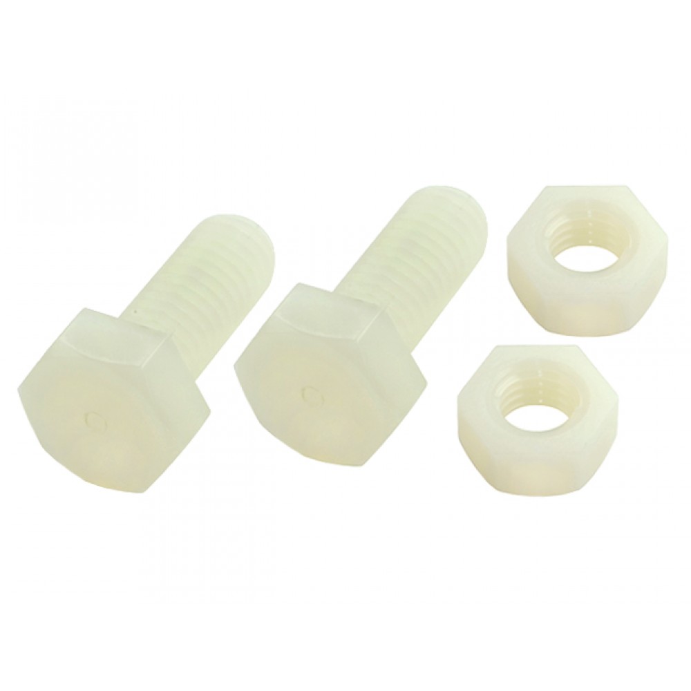 Nylon Hexagon Screw Bolt M8x20/Nut M8