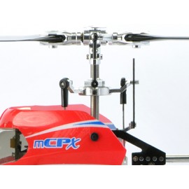 Precision CNC Aluminum X Swashplate (RED) - BLADE MCPX/S