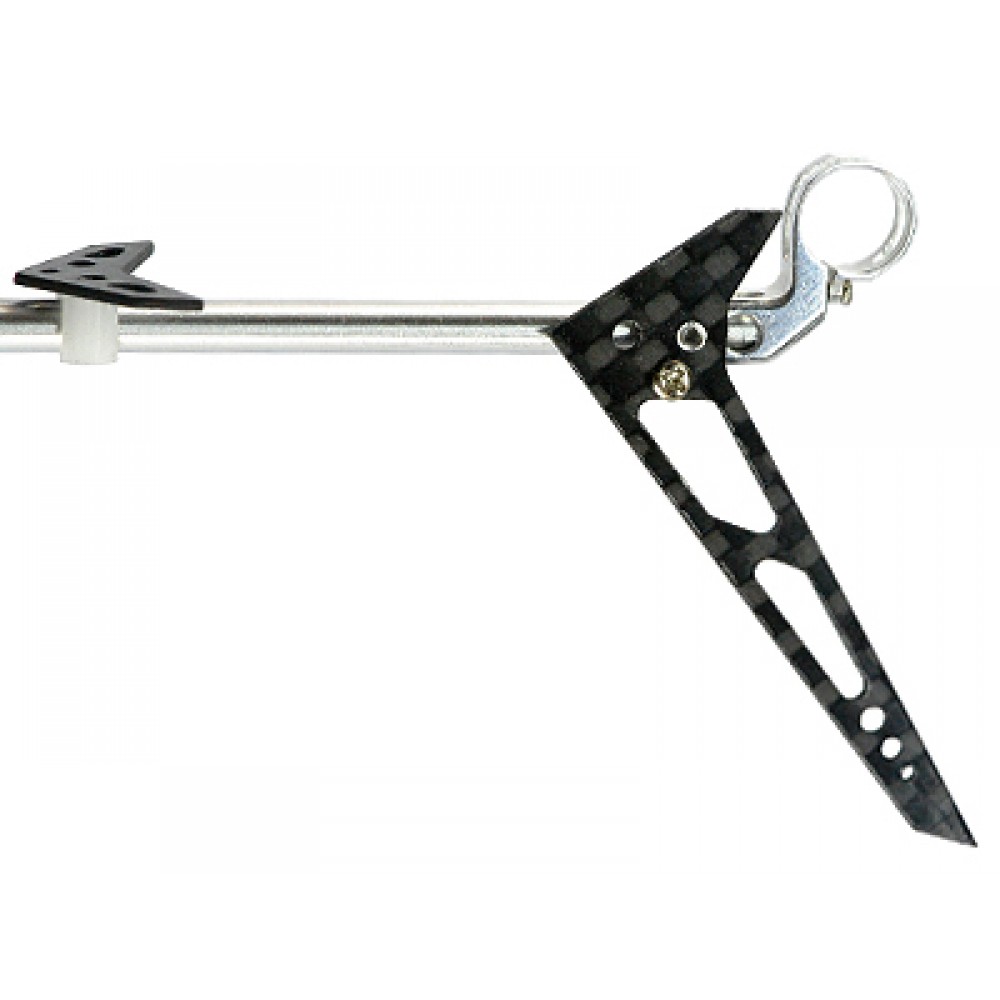 3mm Aluminum Tail Boom w/ Horizontal Fin set (for MH-MCPX005/B/X)