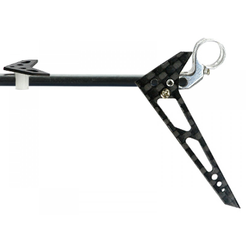 3mm Carbon Tail Boom w/ Horizontal Fin set (for MH-MCPX005/B/X)