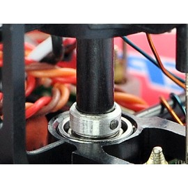 Precision CNC Solid Carbon Main Shaft/Collar set - BLADE MCPX/S