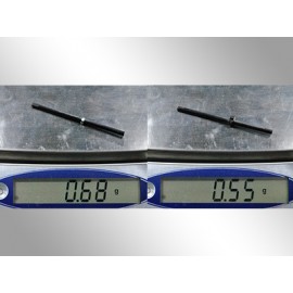 Precision CNC Solid Carbon Main Shaft/Collar set - BLADE MCPX/S