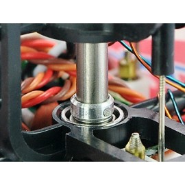 Precision CNC Solid Titanium Main Shaft/Collar set - BLADE MCPX/S