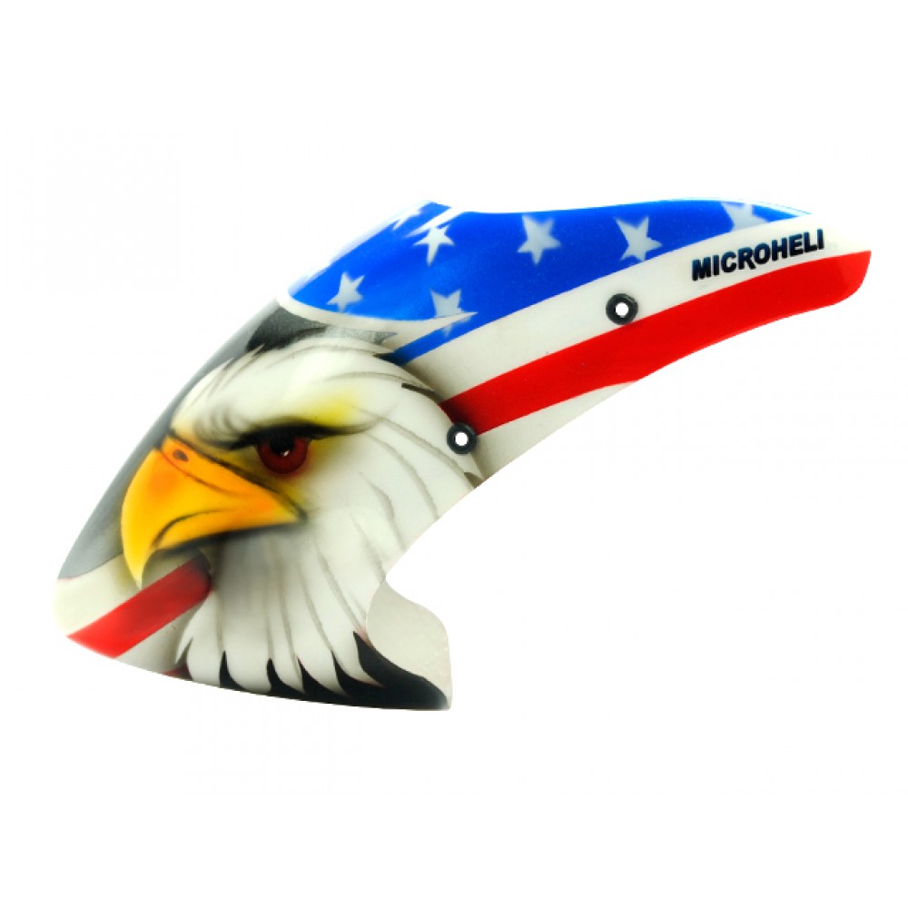 Airbrush Fiberglass Eagle Head Canopy - BLADE MCPX