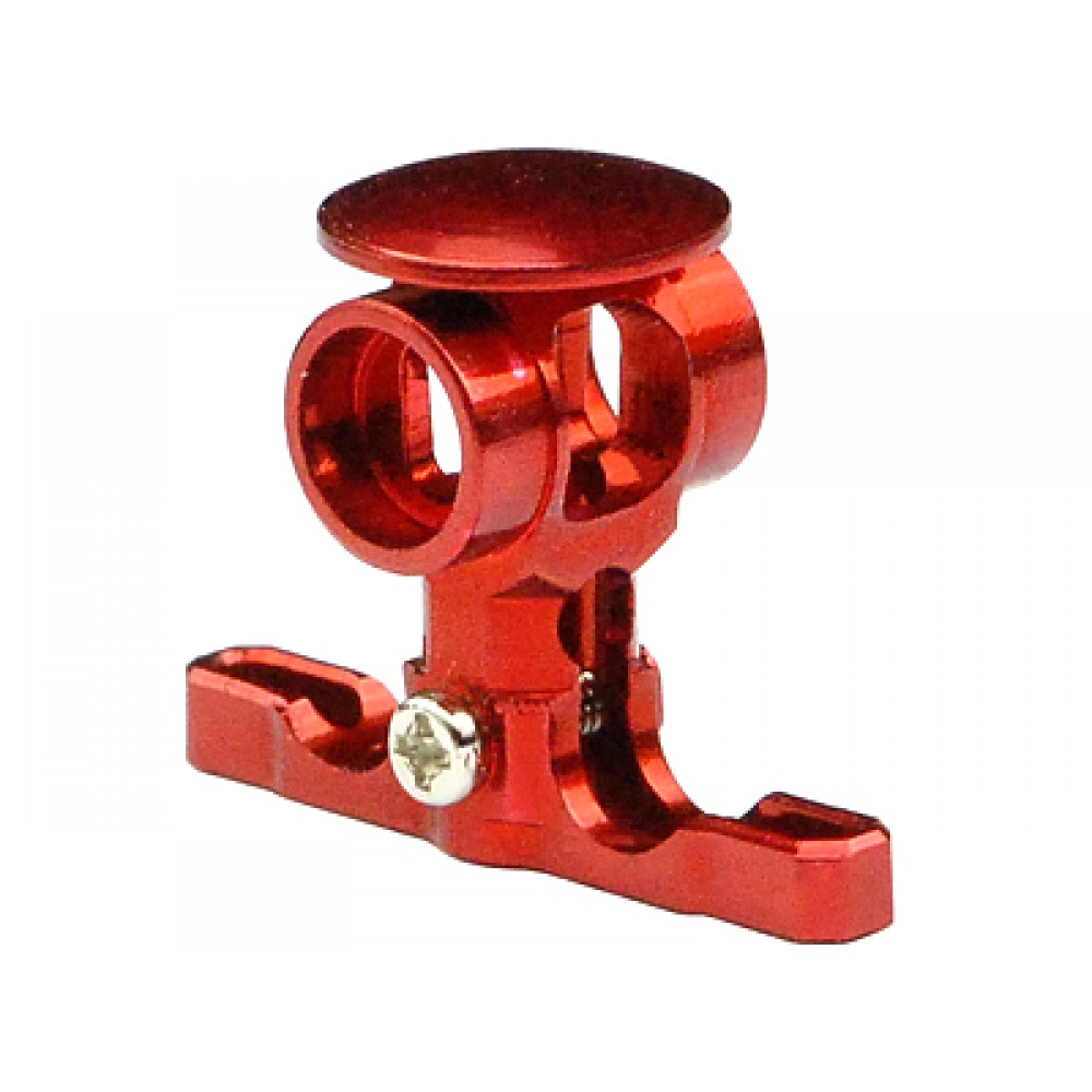 Precision CNC Aluminum Main Rotor Hub w/ Button (RED) - BLADE MCPX/S