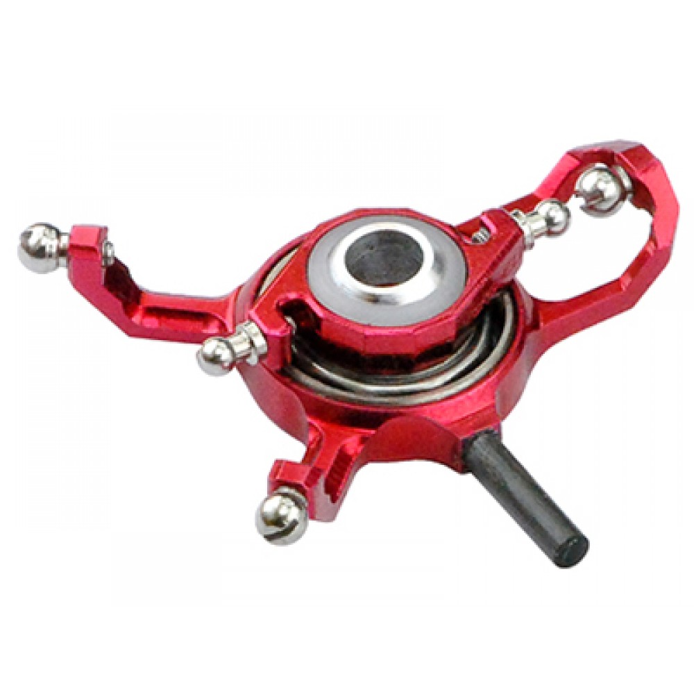 Precision CNC Aluminum Swashplate (RED) - BLADE MCPX/S