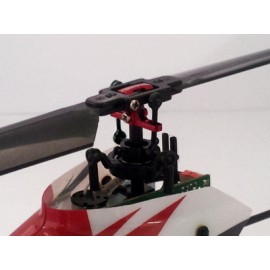 Precision CNC Aluminum Main Rotor Hub (RED) - BLADE mSR X/S