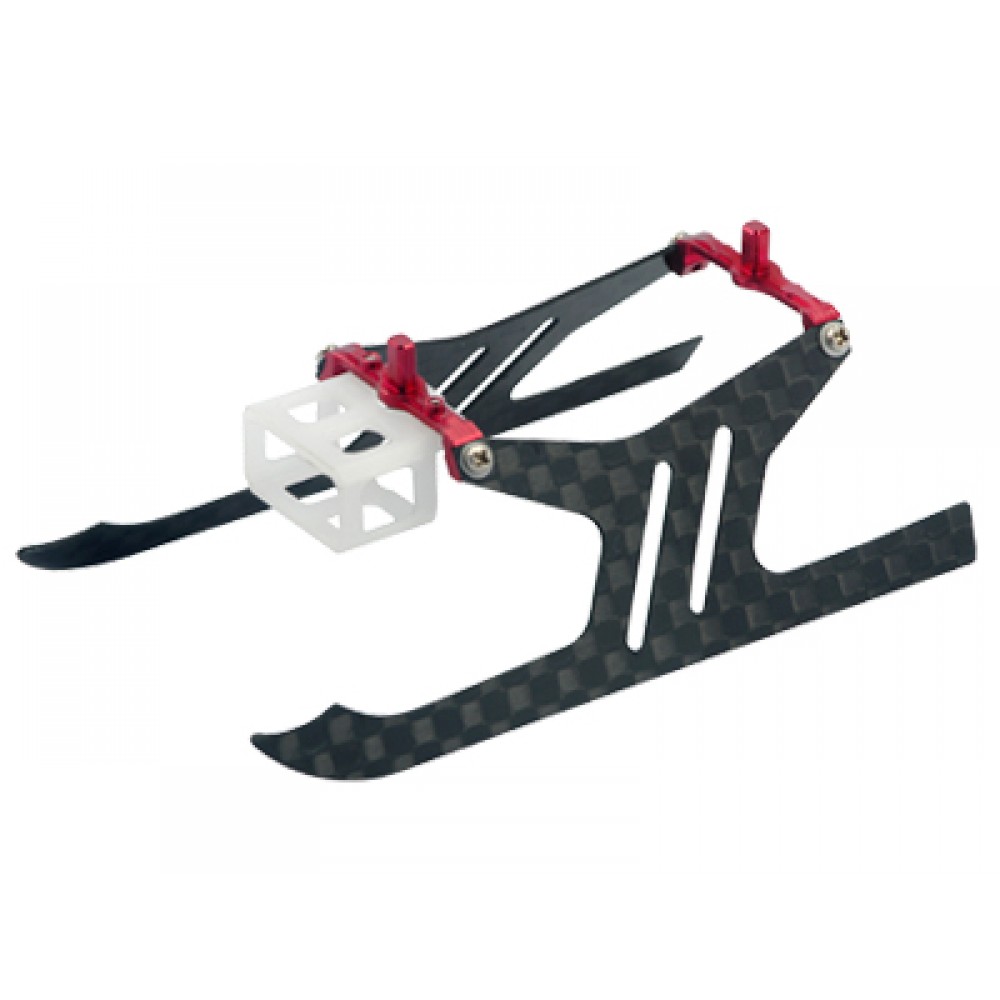 Carbon Fiber Landing Gear set (RED) - BLADE mSR X/S