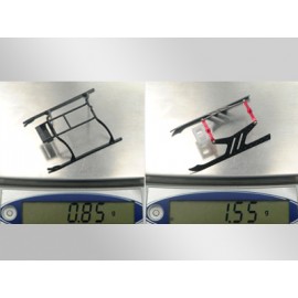 Carbon Fiber Landing Gear set (RED) - BLADE mSR X/S