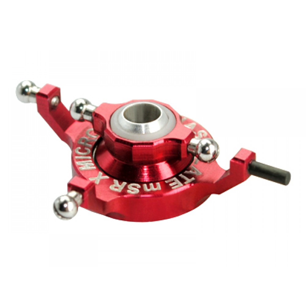 Precision CNC Aluminum X Swashplate (RED) (for MH Frame series)