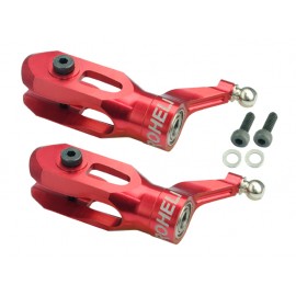 CNC Aluminum Main Blade Grip (RED) - WALKERA MASTER CP