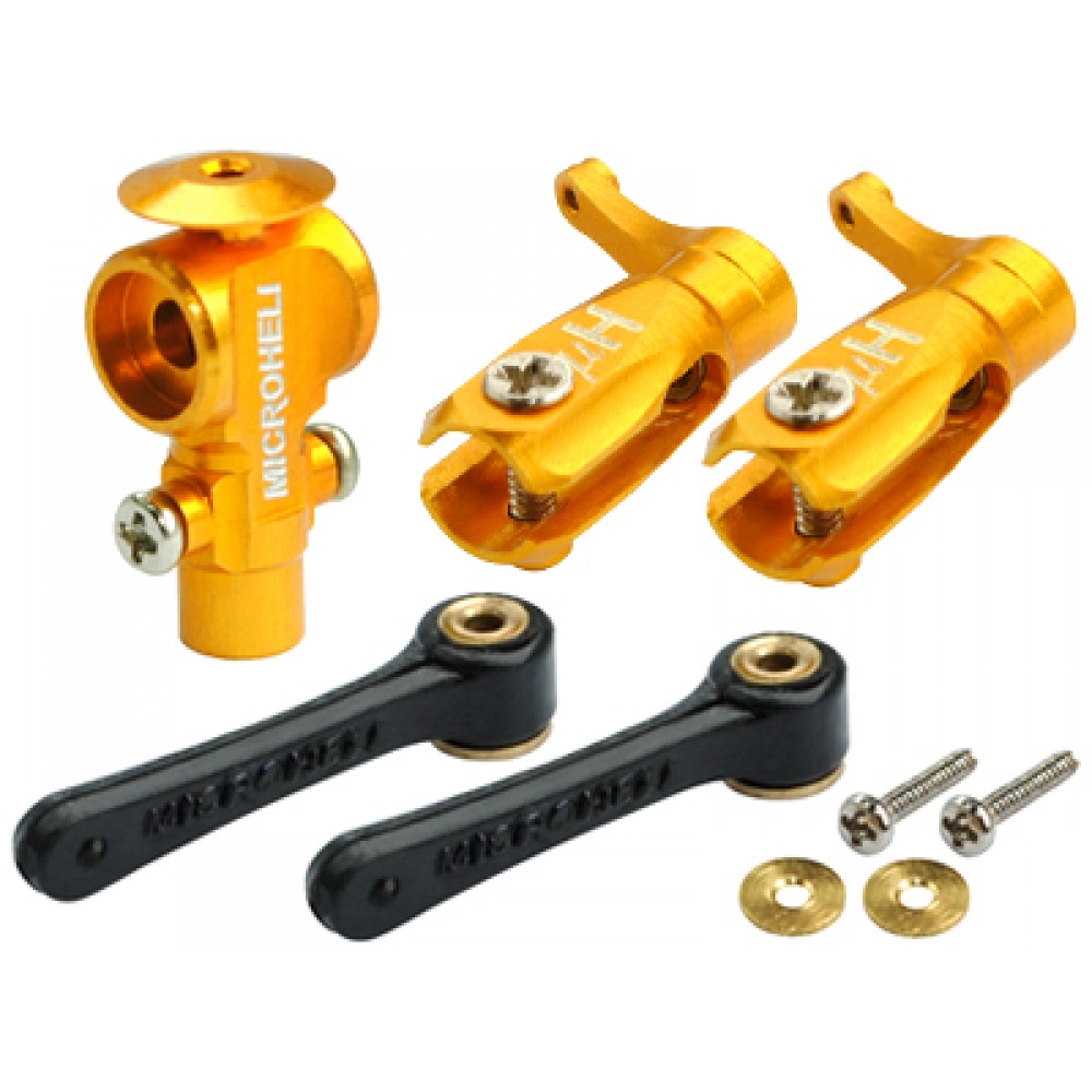 CNC DFC Main Rotor package (GOLD) - BLADE NANO CPX / CPS / S2 / S3