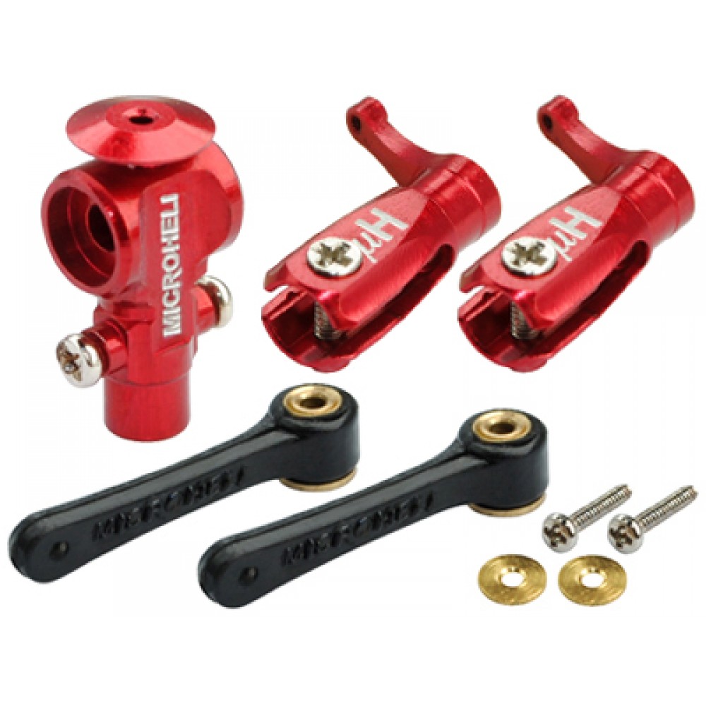 CNC DFC Main Rotor package (RED) - BLADE NANO CPX / CPS / S2 / S3