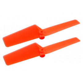 Plastic Tail Blade 42mm (ORANGE) - BLADE MCPX / MCPS / mSRS / Nano CPX / CPS / S2 / S3