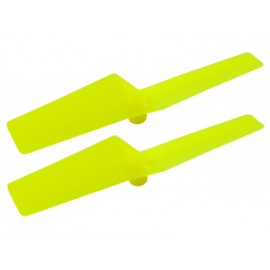Plastic Tail Blade 42mm (YELLOW) - BLADE MCPX / MCPS / mSRS / Nano CPX / CPS / S2 / S3